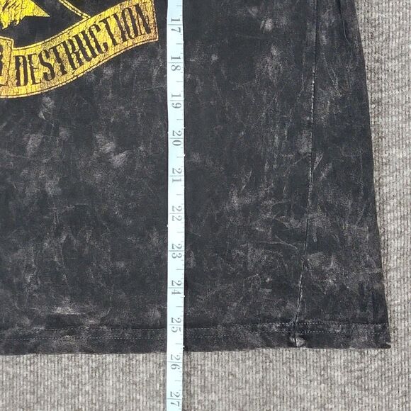 Guns N Roses T-Shirt Womens Medium Black Acid Wash Appetite For Destruction - Picture 4 of 10